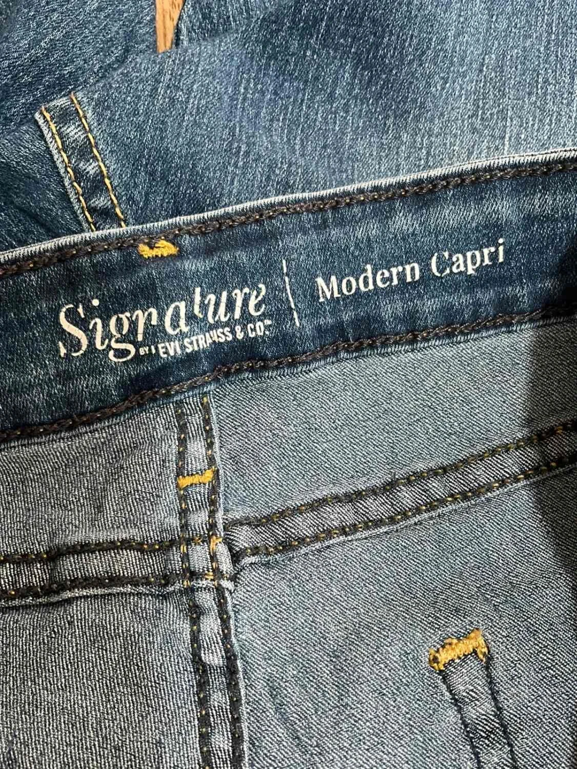 Short Levi’s Modern Capri W32 Femme  Bleu délavé Slv016 – photo 10